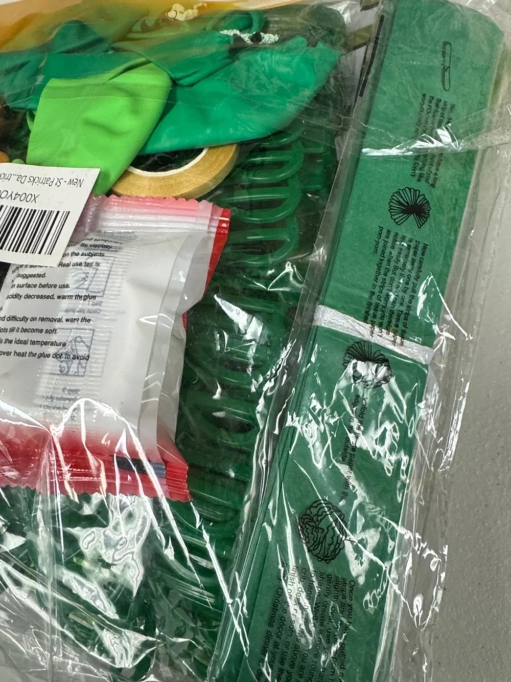 Happy St. Patrick’s Day Green and Gold Party Balloons, favors, - Assorted Shades
